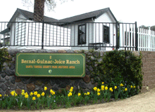 Bernal-Gulnac-Joice Ranch entrance
