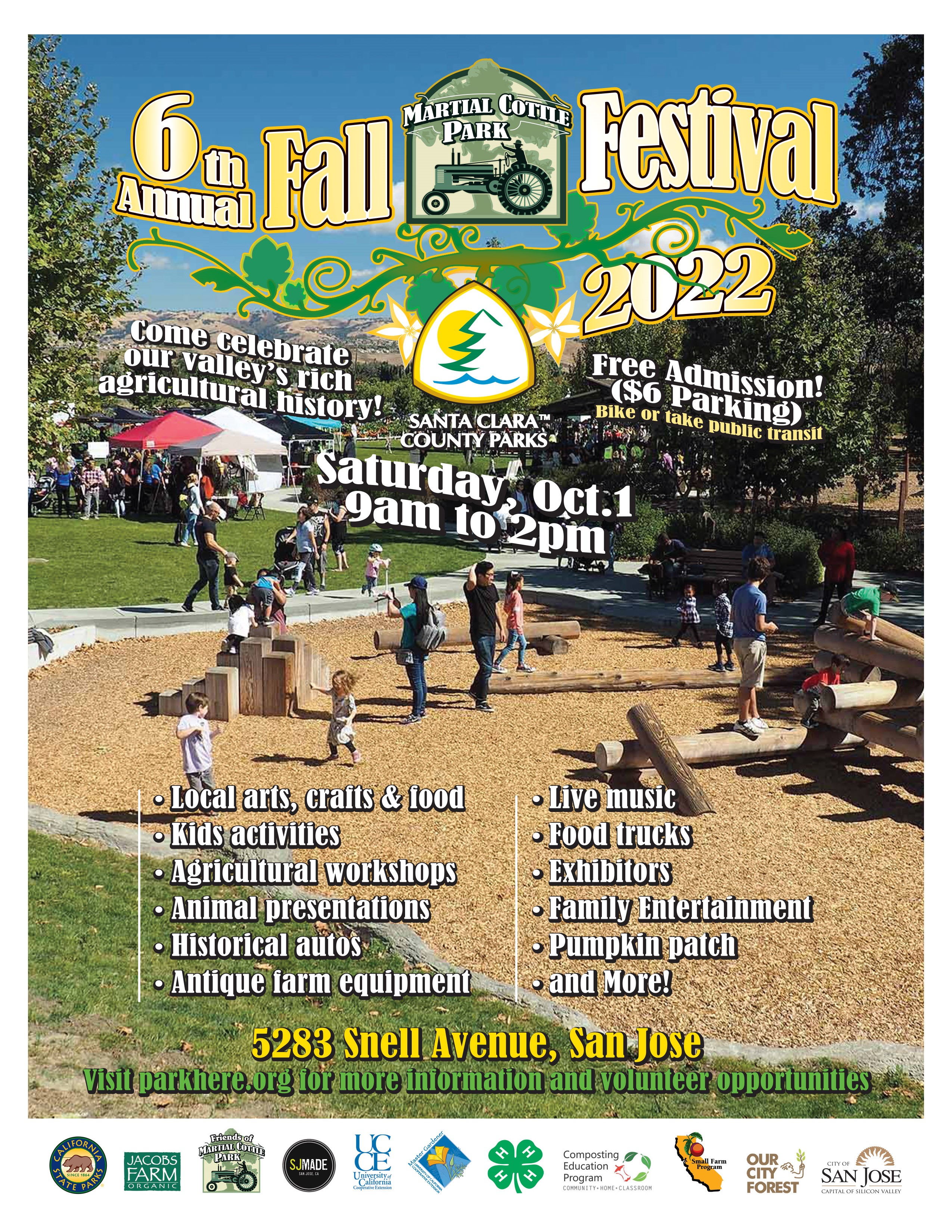 description of 2022 fall festival at martial cottle park october 1