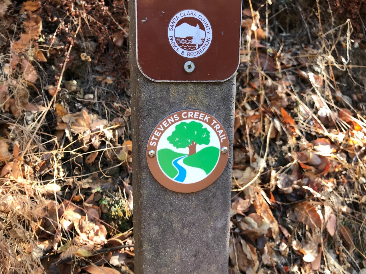 Stevens Creek Trail medallion