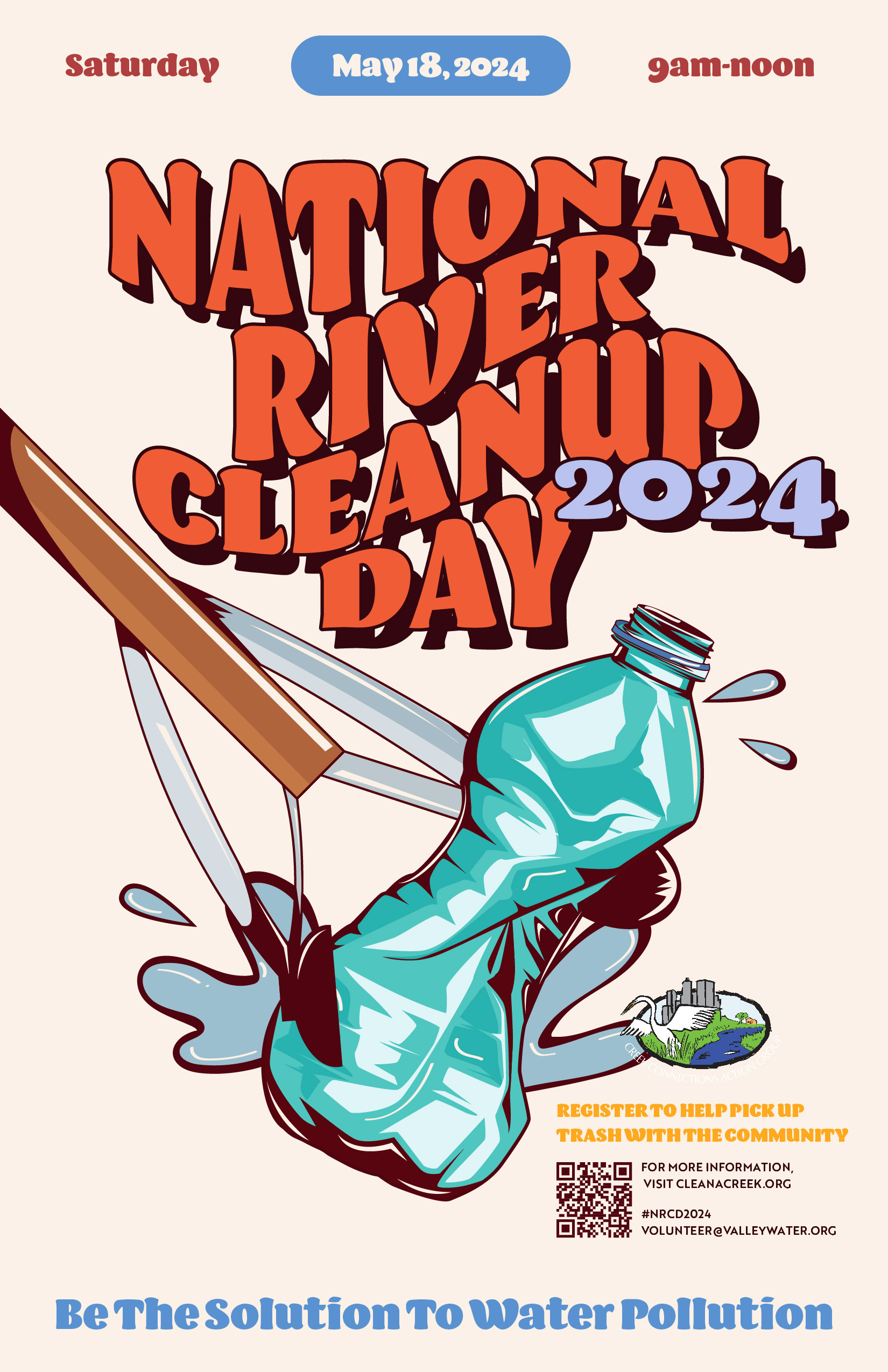 Flyer for National River Clean Up Day