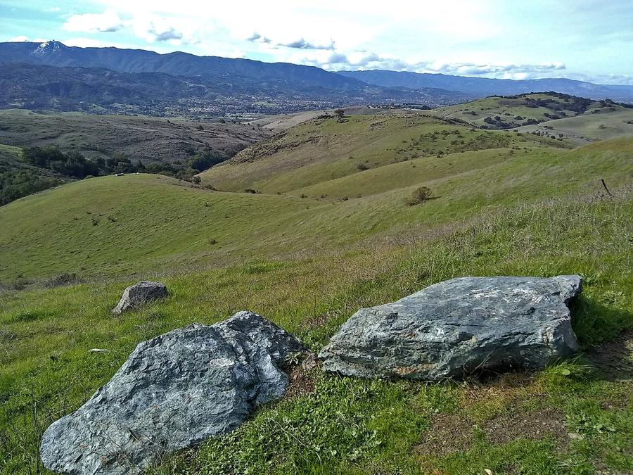 View from hilltop in Santa Teresa County Park