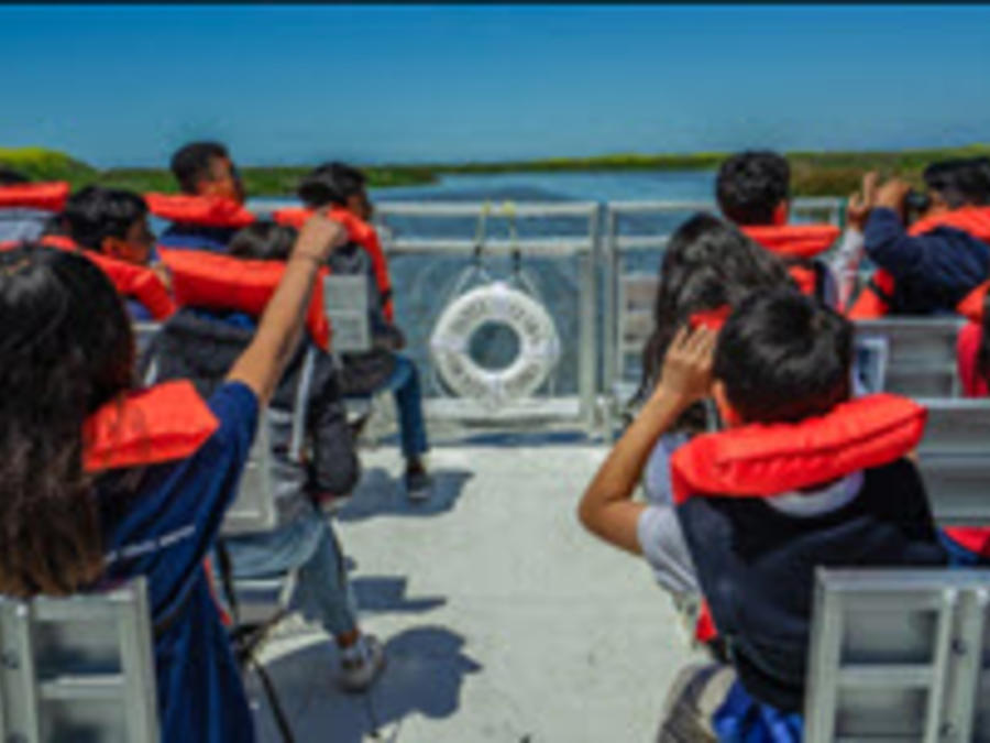 Floating Classroom program on boat